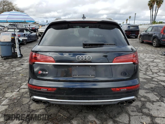 2022 Audi SQ5 Premium Plus with VIN WA1B4AFY0N2087887, listed as a Copart auction lot 88809855 with 14,999 mi miles and Salvage Title. Bid and sale history available at carsss.com. Image 6.