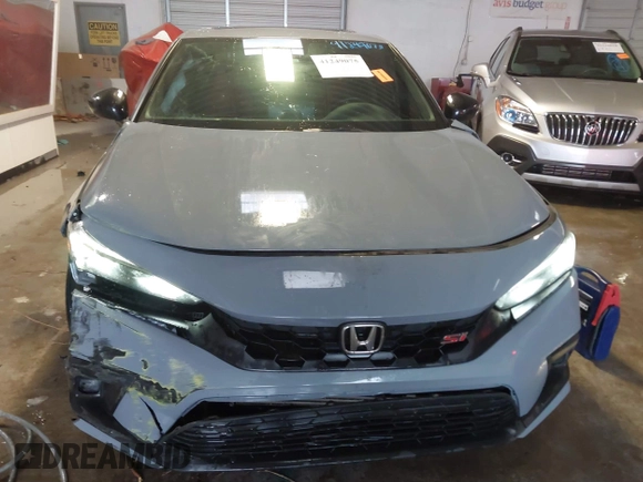 2022 Honda Civic Si with VIN 2HGFE1E59NH472028, listed as a IAAI auction lot 41249075 with 37,970 mi miles and . Bid and sale history available at DreamBid. Image 6.