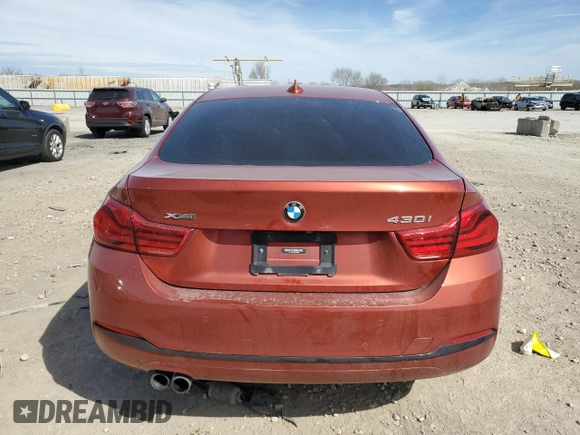 2019 BMW 4 Series 430i xDrive with VIN WBA4J3C51KBL09987, listed as a Copart auction lot 50641495 with 91,871 mi miles and Salvage Title. Bid and sale history available at carsss.com. Image 6.