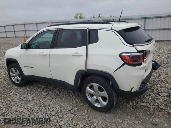 2019 Jeep Compass Latitude z VIN 3C4NJDBB5KT595474, wystawiony jako Copart lot #57227675 z przebiegiem 82 508 mil mil oraz Nie do naprawy • Non repairable. Historia ofert i sprzedaży dostępna na DreamBid. Obrazek 2.