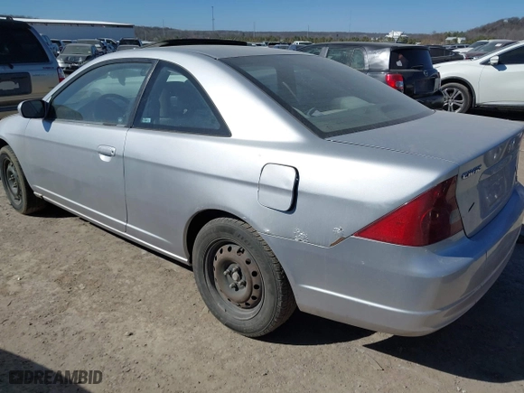 2001 Honda Civic EX with VIN 1HGEM22921L118201, listed as a IAAI auction lot 41692215 with 293,872 mi miles. Bid and sale history available at carsss.com. Image 3.