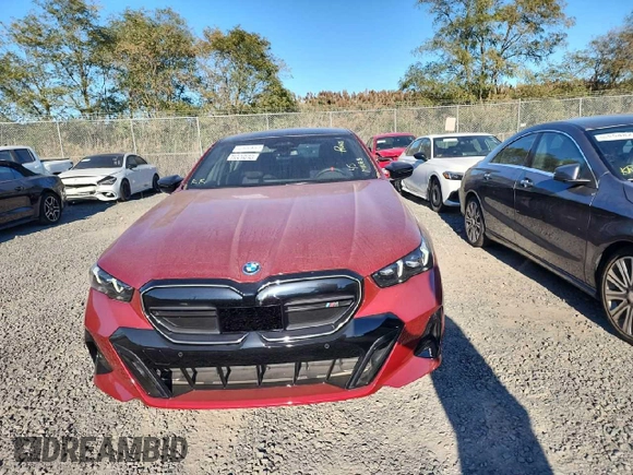 2024 BMW i5 M60 z VIN WBY43FK05RCR29359, wystawiony jako Copart lot #77178394 z przebiegiem 45 mil mil oraz Szkoda całkowita • Salvage title. Historia ofert i sprzedaży dostępna na DreamBid. Obrazek 5.