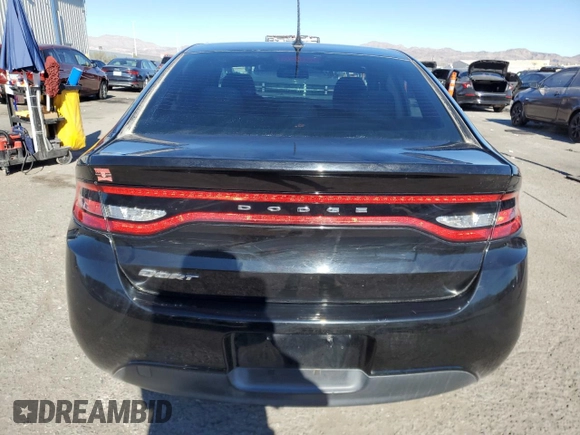 2016 Dodge Dart SE with VIN 1C3CDFAA2GD555437, listed as a Copart auction lot 83591314 with 131,973 mi miles and Salvage Title. Bid and sale history available at carsss.com. Image 6.