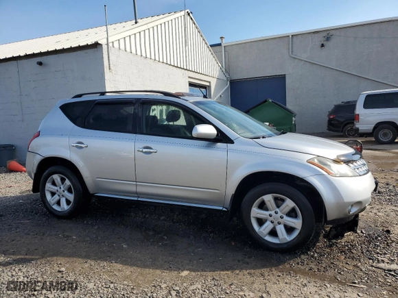 2006 Nissan Murano SL with VIN JN8AZ08WX6W551534, listed as a Copart auction lot 45936245 with 146,611 mi miles and Salvage Title. Bid and sale history available at carsss.com. Image 4.