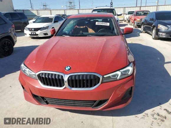 2024 BMW 3 Series 330i xDrive with VIN 3MW89FF00R8E40500, listed as a Copart auction lot 48348455 with 15,601 mi miles and Salvage Title. Bid and sale history available at carsss.com. Image 5.