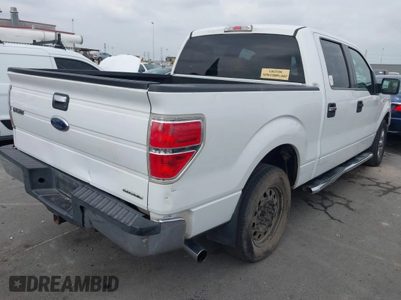 2011 Ford F-150 XL with VIN 1FTFW1CF0BFA17444, listed as a IAAI auction lot 42110691 with 230,631 mi miles and . Bid and sale history available at DreamBid. Image 4.
