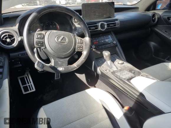 2021 Lexus IS 350 F Sport with VIN JTHGZ1E23M5019007, listed as a Copart auction lot 47771505 with 81,713 mi miles and Salvage Title. Bid and sale history available at DreamBid. Image 8.
