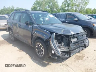 2025 Subaru Forester with VIN JF2SLDAC6SH413255, listed as a IAAI auction lot 42456317 with 1,751 mi miles and . Bid and sale history available at DreamBid. Image 1.