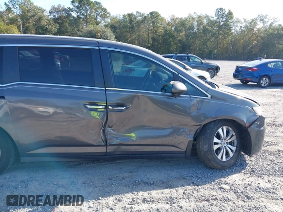 2016 Honda Odyssey EX-L with VIN 5FNRL5H65GB022236, listed as a IAAI auction lot 40761542 with 236,979 mi miles. Bid and sale history available at carsss.com. Image 6.