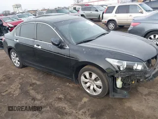 2010 Honda Accord EX-L with VIN 1HGCP3F85AA020216, listed as a IAAI auction lot 41347279 with 191,637 mi miles and . Bid and sale history available at DreamBid. Image 1.