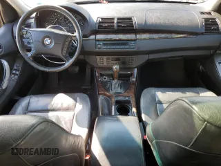 2001 BMW X5 3.0i with VIN WBAFA53511LP21887, listed as a Copart auction lot 47018245 with 0 mi miles and Salvage Title. Bid and sale history available at carsss.com. Image 8.