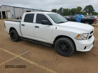 2018 Ram 1500 Express with VIN 1C6RR7KT1JS296009, listed as a Copart auction lot 54512045 with 154,621 mi miles and Salvage title. Bid and sale history available at DreamBid. Image 4.