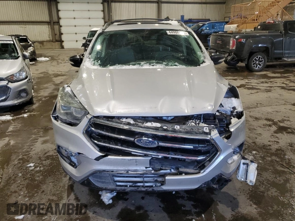 2017 Ford Escape Titanium with VIN 1FMCU9J98HUE59618, listed as a Copart auction lot 44906595 with 150,613 mi miles and Salvage Title. Bid and sale history available at carsss.com. Image 5.