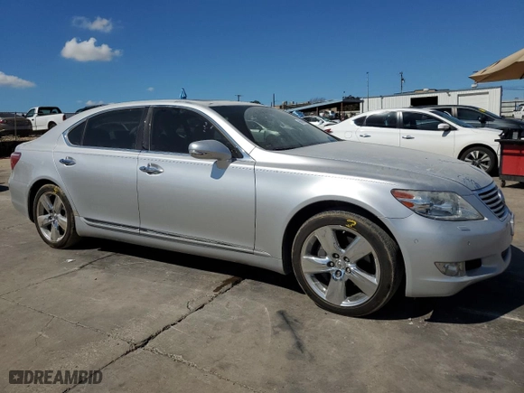 2011 Lexus LS 460 L with VIN JTHGL5EF9B5044325, listed as a Copart auction lot 68681814 with NaN miles and Salvage Title. Bid and sale history available at carsss.com. Image 4.