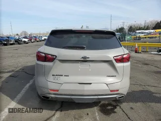 2021 Chevrolet Blazer Premier with VIN 3GNKBLRS1MS557160, listed as a Copart auction lot 45052785 with 34,145 mi miles and Salvage title. Bid and sale history available at DreamBid. Image 6.