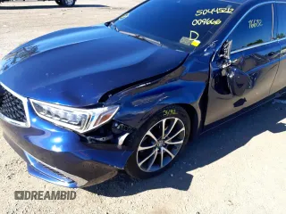 2018 Acura TLX with VIN 19UUB2F31JA009666, listed as a Copart auction lot 50445212 with 76,682 mi miles. Bid and sale history available at carsss.com. Image 9.