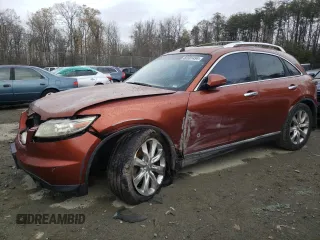 2006 Infiniti FX with VIN JNRBS08WX6X400546, listed as a Copart auction lot 49490105 with Not Provided miles and Non Repairable. Bid and sale history available at carsss.com. Image 1.