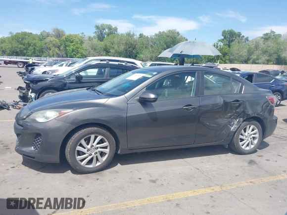 2012 Mazda 3 i Grand Touring with VIN JM1BL1W8XC1577118, listed as a IAAI auction lot 42349406 with 107,373 mi miles and . Bid and sale history available at DreamBid. Image 14.