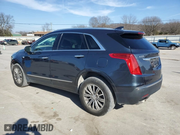 2019 Cadillac XT5 Luxury FWD with VIN 1GYKNCRS2KZ243074, listed as a Copart auction lot 44820955 with 49,299 mi miles and Salvage Title. Bid and sale history available at DreamBid. Image 2.