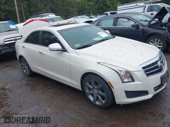 2014 Cadillac ATS Luxury AWD z VIN 1G6AH5RX1E0147092, wystawiony jako IAAI lot #40321476 z przebiegiem 115 224 mil mil oraz . Historia ofert i sprzedaży dostępna na DreamBid. Obrazek 1.