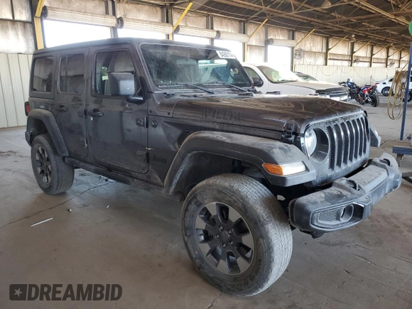 2021 Jeep Wrangler Unlimited Freedom with VIN 1C4HJXDG0MW648666, listed as a Copart auction lot 84260174 with 39,021 mi miles and Salvage title. Bid and sale history available at DreamBid. Image 4.