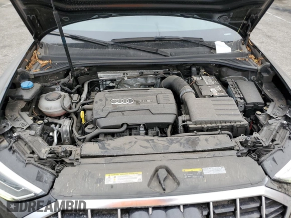2019 Audi Q3 Premium Plus with VIN WA1BECF39K1079706, listed as a Copart auction lot 43796845 with 33,521 mi miles and Salvage Title. Bid and sale history available at carsss.com. Image 12.