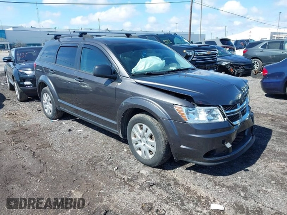 2018 Dodge Journey SE with VIN 3C4PDCAB3JT506088, listed as a IAAI auction lot 41969875 with 47,567 mi miles and . Bid and sale history available at carsss.com. Image 1.