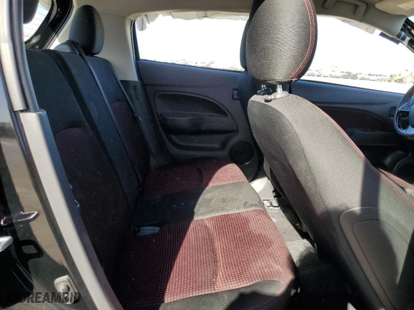 2024 Mitsubishi Mirage Black Edition with VIN ML32AWHJ7RH015604, listed as a Copart auction lot 87207694 with 2023 miles and Salvage Title. Bid and sale history available at carsss.com. Image 10.