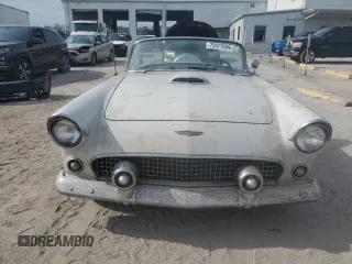 1956 Ford Thunderbird with VIN P6FH263430, listed as a Copart auction lot 75977804 with 52,420 mi miles and Salvage Title. Bid and sale history available at DreamBid. Image 5.