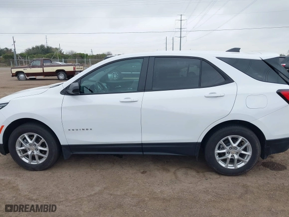 2024 Chevrolet Equinox LS with VIN 3GNAXHEG7RL368557, listed as a IAAI auction lot 41480818 with 12,768 mi miles. Bid and sale history available at carsss.com. Image 14.
