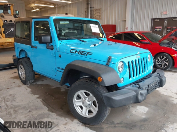 2017 Jeep Wrangler Sport with VIN 1C4AJWAG5HL578041, listed as a IAAI auction lot 41935216 with 119,837 mi miles and . Bid and sale history available at DreamBid. Image 1.