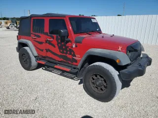 2012 Jeep Wrangler Unlimited Sport with VIN 1C4BJWDG4CL212726, listed as a Copart auction lot 49851525 with 125,566 mi miles and Salvage Title. Bid and sale history available at carsss.com. Image 4.