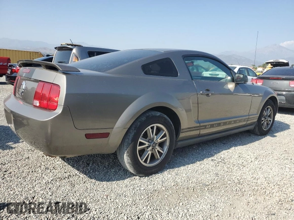 2005 Ford Mustang Deluxe with VIN 1ZVFT80N355182909, listed as a Copart auction lot 60485885 with 120,508 mi miles and Salvage title. Bid and sale history available at DreamBid. Image 3.