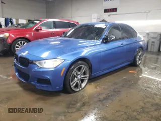 2015 BMW 3 Series 335i xDrive with VIN WBA3B9C56FP705241, listed as a Copart auction lot 85219074 with 193,438 mi miles and Salvage title. Bid and sale history available at DreamBid. Image 1.