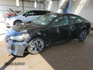 2024 Nissan Sentra SV z VIN 3N1AB8CV9RY338846, wystawiony jako Copart lot #56527755 z przebiegiem 27 411 mil mil oraz Szkoda całkowita • Salvage title. Historia ofert i sprzedaży dostępna na DreamBid. Obrazek 1.
