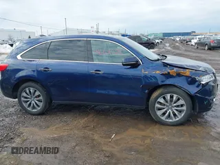 2015 Acura MDX Tech Pkg with VIN 5FRYD4H47FB002889, listed as a IAAI auction lot 41668025 with 96,781 mi miles. Bid and sale history available at carsss.com. Image 13.