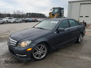 2013 Mercedes-Benz C-Class C 300 Sport with VIN WDDGF8AB7DR276565, listed as a Copart auction lot 46070065 with 99,050 mi miles and Salvage Title. Bid and sale history available at carsss.com. Image 1.