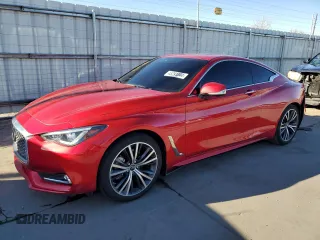 2022 Infiniti Q60 Luxe with VIN JN1EV7KLXNM630215, listed as a Copart auction lot 45291044 with 13,831 mi miles and . Bid and sale history available at DreamBid. Image 1.
