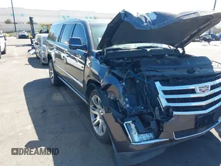 2015 Cadillac Escalade ESV Premium z VIN 1GYS4TKJ3FR618822, wystawiony jako IAAI lot #41857191 z przebiegiem 88 851 mil mil oraz . Historia ofert i sprzedaży dostępna na DreamBid. Obrazek 1.
