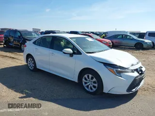2024 Toyota Corolla Hybrid LE with VIN JTDBCMFE8RJ025908, listed as a IAAI auction lot 41822770 with 16,747 mi miles. Bid and sale history available at carsss.com. Image 1.