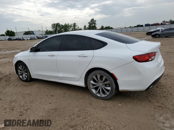 2015 Chrysler 200 S with VIN 1C3CCCBB4FN750991, listed as a Copart auction lot 63221664 with 143,713 mi miles and Clean Title. Bid and sale history available at carsss.com. Image 2.