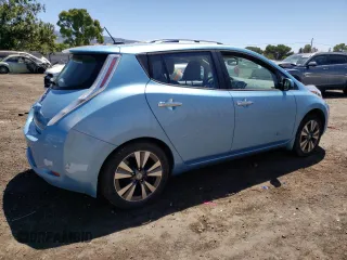 2015 Nissan LEAF SV with VIN 1N4AZ0CP2FC317178, listed as a Copart auction lot 59103363 with 54,840 mi miles. Bid and sale history available at carsss.com. Image 3.