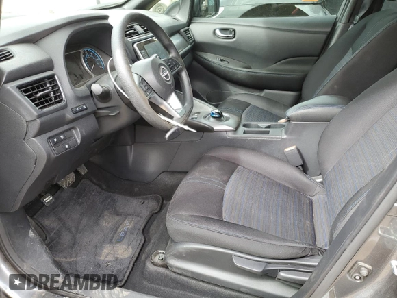2023 Nissan LEAF S with VIN 1N4AZ1BV2PC554003, listed as a Copart auction lot 50589395 with 25,261 mi miles and Salvage Title. Bid and sale history available at DreamBid. Image 7.
