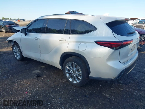2023 Toyota Highlander L with VIN 5TDKDRAH5PS005966, listed as a IAAI auction lot 41976292 with 51,857 mi miles and . Bid and sale history available at DreamBid. Image 3.