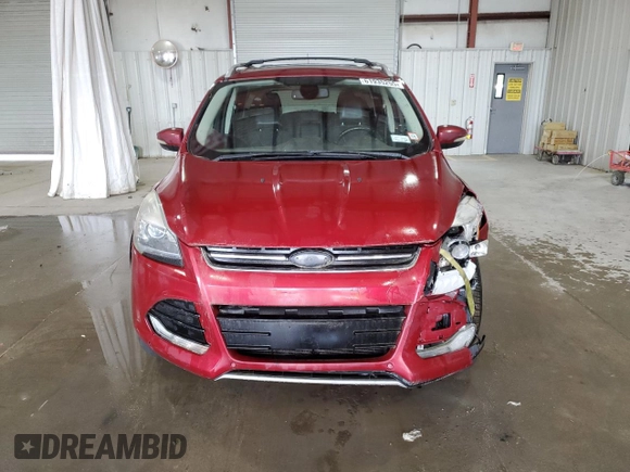2013 Ford Escape Titanium with VIN 1FMCU9J90DUA69963, listed as a Copart auction lot 61935255 with 99,244 mi miles and Salvage title. Bid and sale history available at DreamBid. Image 5.