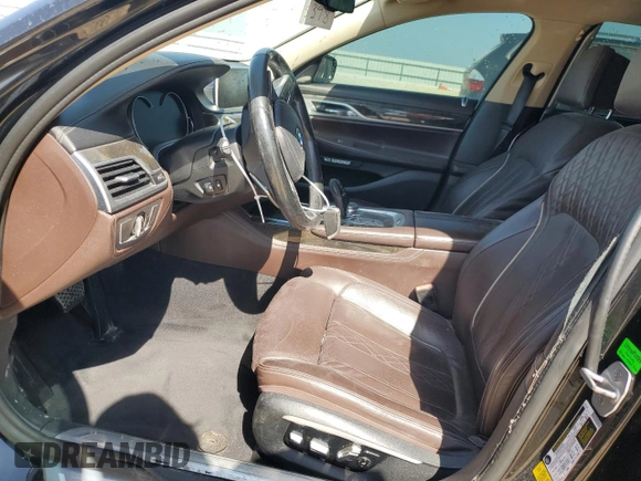 2016 BMW 7 Series 740i with VIN WBA7E2C54GG547029, listed as a Copart auction lot 49001355 with 109,385 mi miles and Clean Title. Bid and sale history available at carsss.com. Image 7.