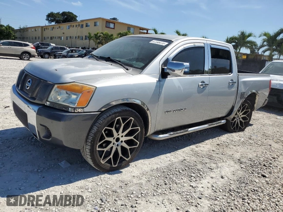 2008 Nissan Titan XE with VIN 1N6AA07D78N325394, listed as a Copart auction lot 47346415 with 247,793 mi miles and Salvage Title. Bid and sale history available at carsss.com. Image 1.