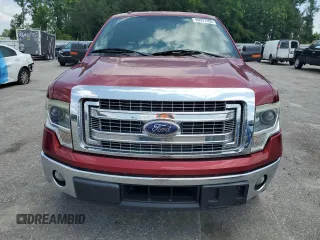 2014 Ford F-150 XL with VIN 1FTFW1CT7EKG41338, listed as a Copart auction lot 60037405 with 128,130 mi miles and Salvage title. Bid and sale history available at DreamBid. Image 5.