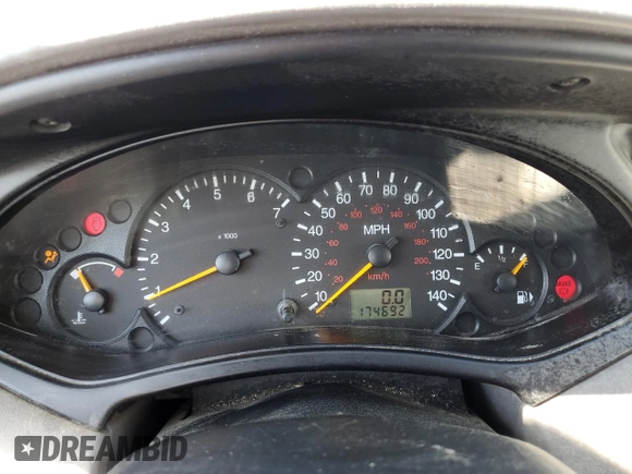 2004 Ford Focus ZX3 with VIN 3FAFP313X4R123879, listed as a Copart auction lot 54052055 with 174,692 mi miles and Salvage Title. Bid and sale history available at carsss.com. Image 9.