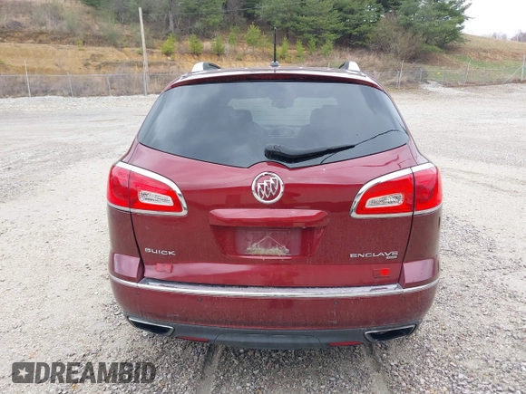 2015 Buick Enclave Leather with VIN 5GAKVBKD2FJ239835, listed as a IAAI auction lot 41892207 with 142,909 mi miles and . Bid and sale history available at carsss.com. Image 16.